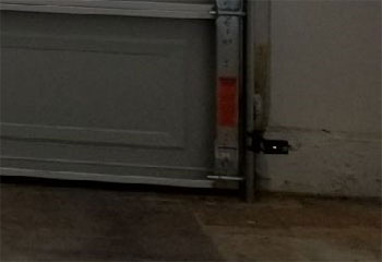 Sensor Alignment By Garage Door Repair New Canaan